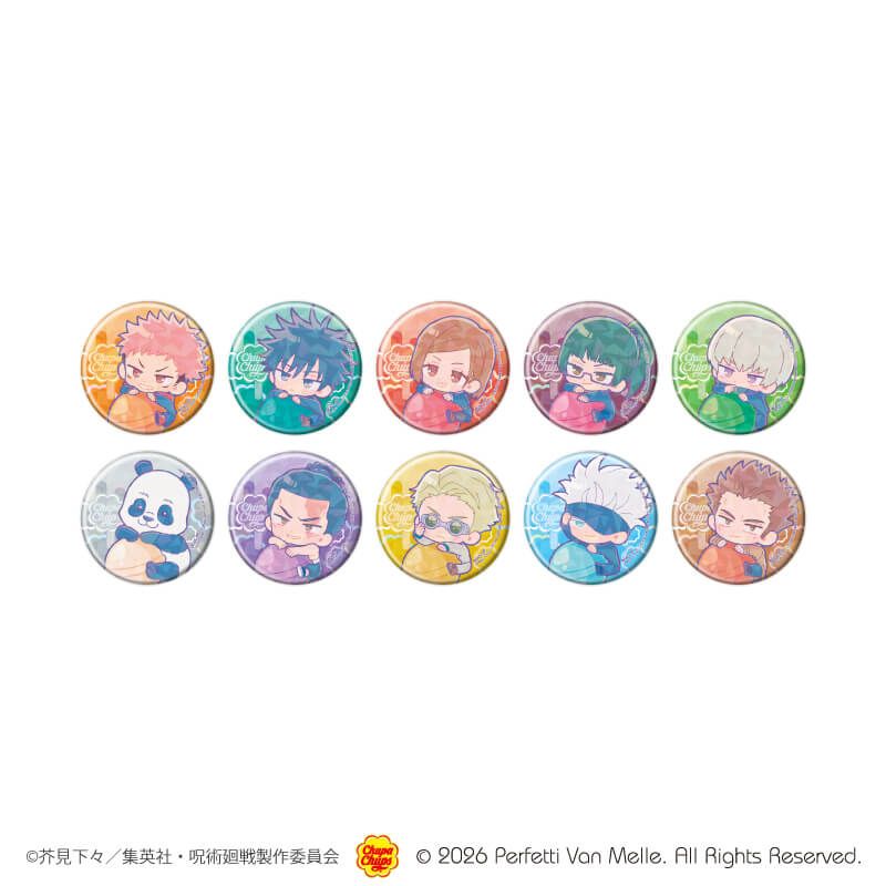 ホログラム缶バッジ(57mm)「呪術廻戦×チュッパチャプス」01/コンプリートセット(全10種)(コラボイラスト)