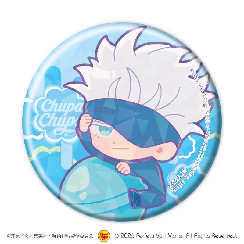 ホログラム缶バッジ(57mm)「呪術廻戦×チュッパチャプス」01/コンプリートセット(全10種)(コラボイラスト)