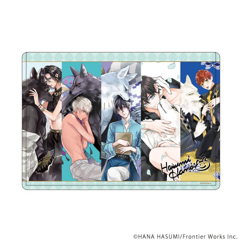 キャラクリアケース「獣人オメガバースシリーズ」01/ペンデュラム&レムナント&ガーランド&カドル(公式イラスト)