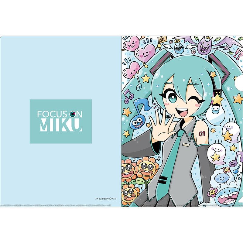 FOCUS ON MIKU クリアファイル 北極まぐ