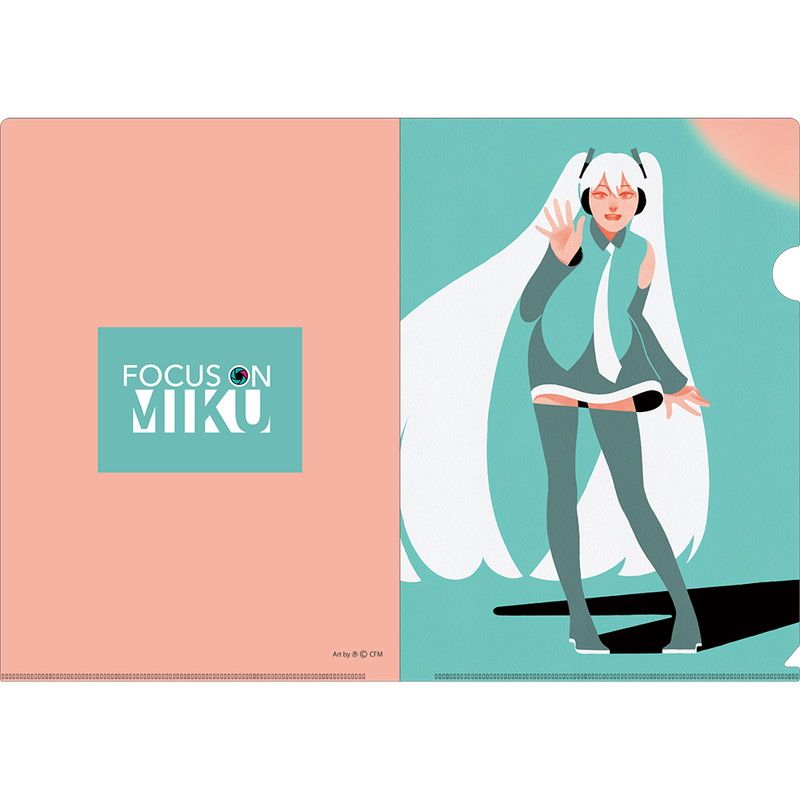 FOCUS ON MIKU クリアファイル 赤