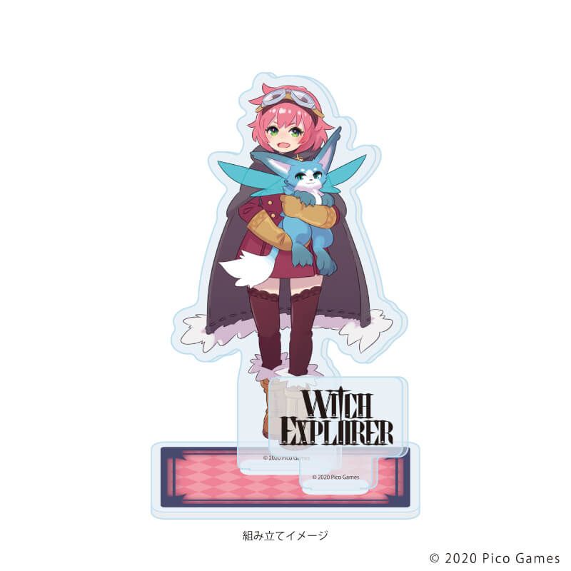 アクリルスタンドプレート「WITCH EXPLORER」01/ティア(描き下ろしイラスト)