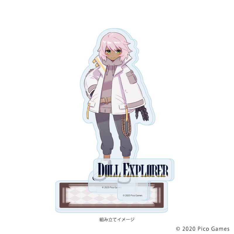 アクリルスタンドプレート「DOLL EXPLORER」02/ドール(描き下ろしイラスト)