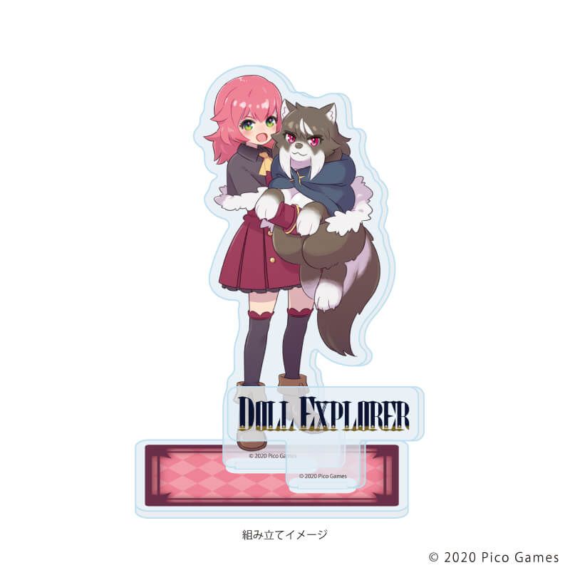 アクリルスタンドプレート「DOLL EXPLORER」01/ティア&リリス(描き下ろしイラスト)