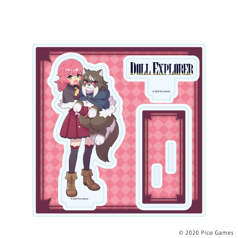 アクリルスタンドプレート「DOLL EXPLORER」01/ティア&リリス(描き下ろしイラスト)