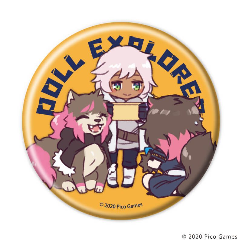 缶バッジ「DOLL EXPLORER」01/コンプリートセット(全6種)(公式&描き下ろしイラスト)