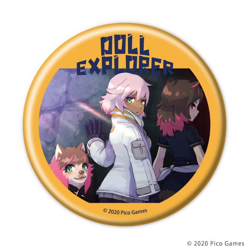 缶バッジ「DOLL EXPLORER」01/ブラインド(6種)(公式&描き下ろしイラスト)