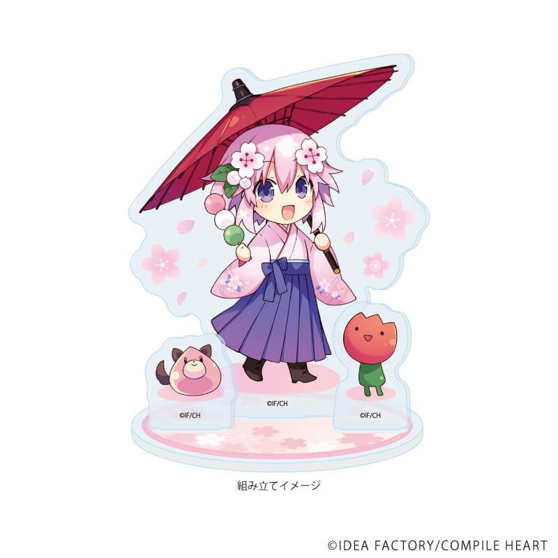 アクリルスタンドプレート「超次元ゲイム ネプテューヌ」01/ネプテューヌ(桜)(公式イラスト)
