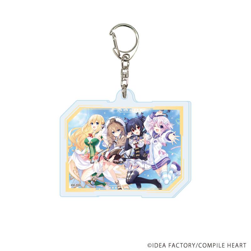アクリルキーホルダー「超次元ゲイム ネプテューヌ」01/コンプリートセット(全5種)(公式イラスト)