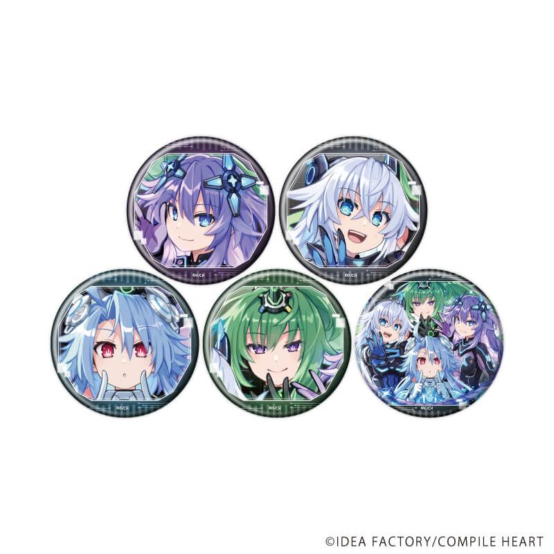 ネプテューヌ　缶バッジ 缶バッジ「超次元ゲイム ネプテューヌ」02/コンプリートセット(全5種