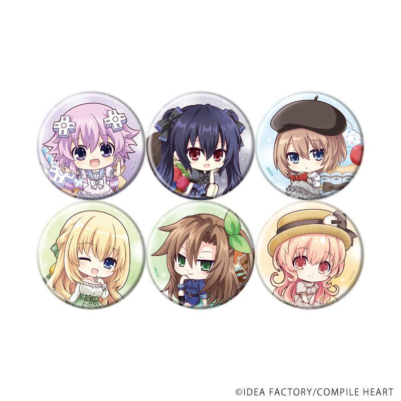 缶バッジ「超次元ゲイム ネプテューヌ」04/ブラインド(6種)(ミニキャライラスト)