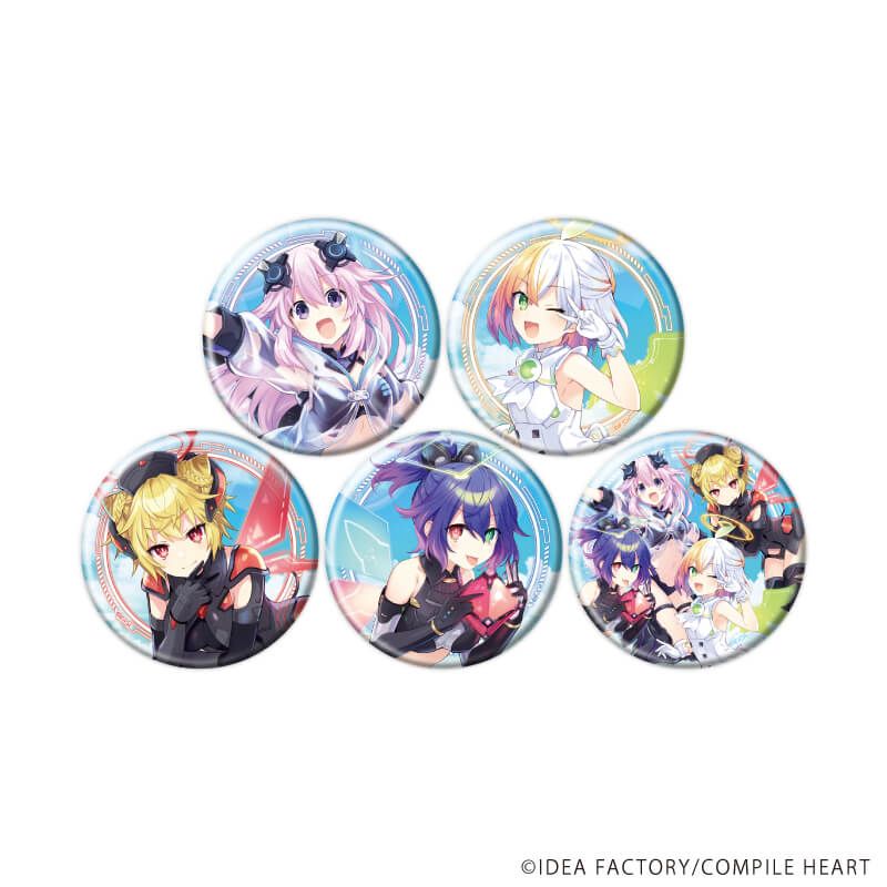 缶バッジ「超次元ゲイム ネプテューヌ」01/ブラインド(5種)(公式イラスト)