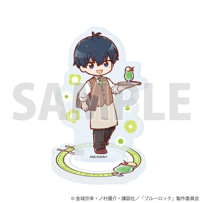 アクリルぷちスタンド「TVアニメ『ブルーロック』」33/レトロカフェver. コンプリートセット(全9種)(グラフアートイラスト)