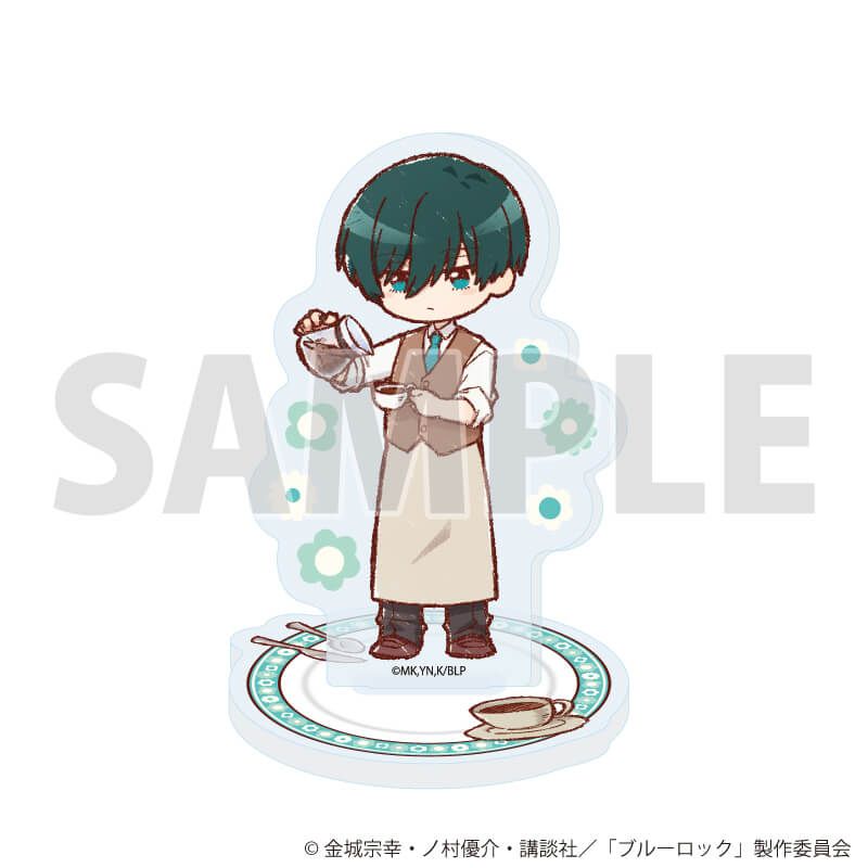 アクリルぷちスタンド「TVアニメ『ブルーロック』」33/レトロカフェver. コンプリートセット(全9種)(グラフアートイラスト)