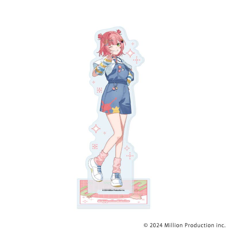 アクリルスタンド「Million Production」28/虹深°ぬふ お揃いTシャツver.(描き起こしイラスト)