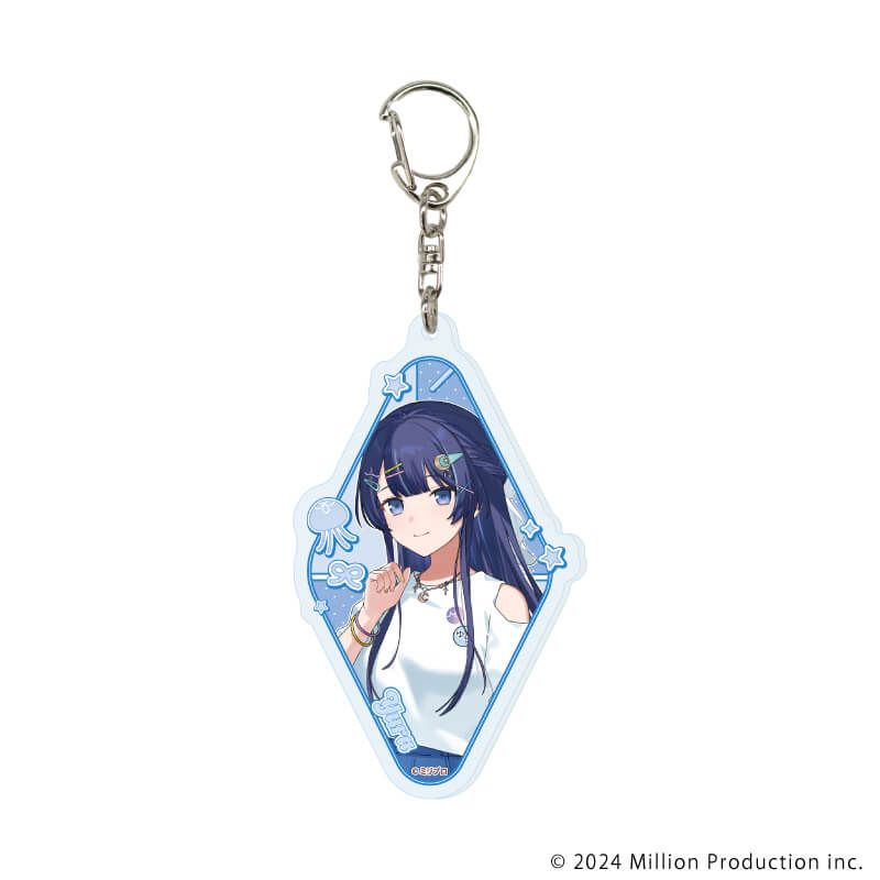 アクリルキーホルダー「Million Production」03/コンプリートセット(全5種) お揃いTシャツver.(描き起こしイラスト)