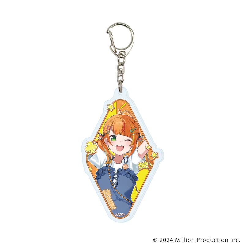 アクリルキーホルダー「Million Production」03/コンプリートセット(全5種) お揃いTシャツver.(描き起こしイラスト)