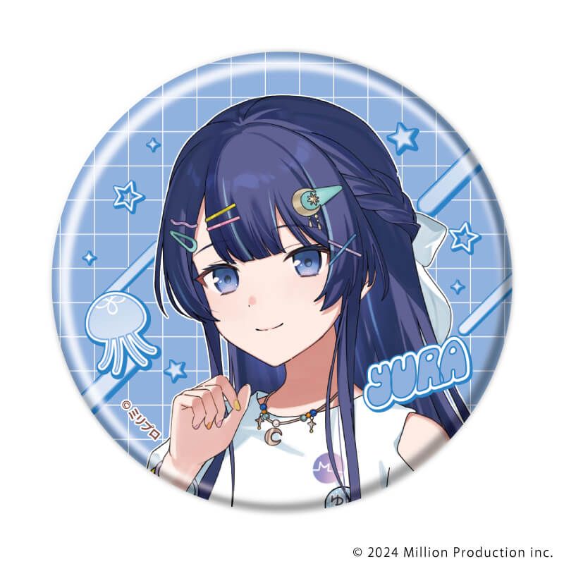 缶バッジ「Million Production」07/コンプリートセット(全5種) お揃いTシャツver.(描き起こしイラスト)
