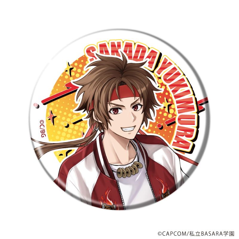缶バッジ「学園BASARA」31/スカジャンver. ブラインド(8種)(描き起こしイラスト)