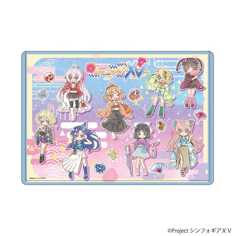 キャラクリアケース「戦姫絶唱シンフォギアXV」20/集合デザイン 着物