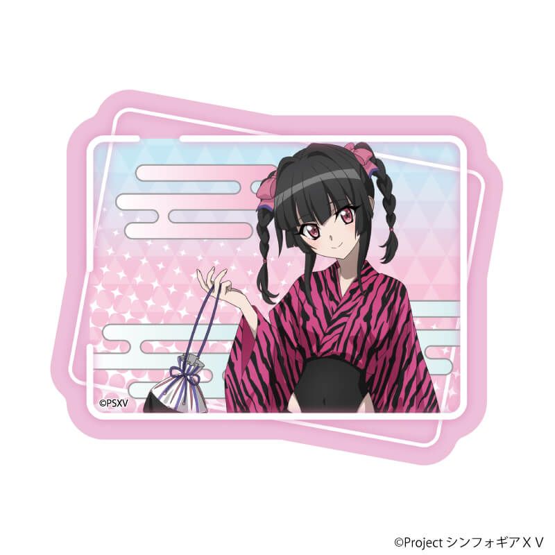 ダイカットステッカー「戦姫絶唱シンフォギアＸＶ」13/月読調 着物×Y2KVer.(描き下ろしイラスト)
