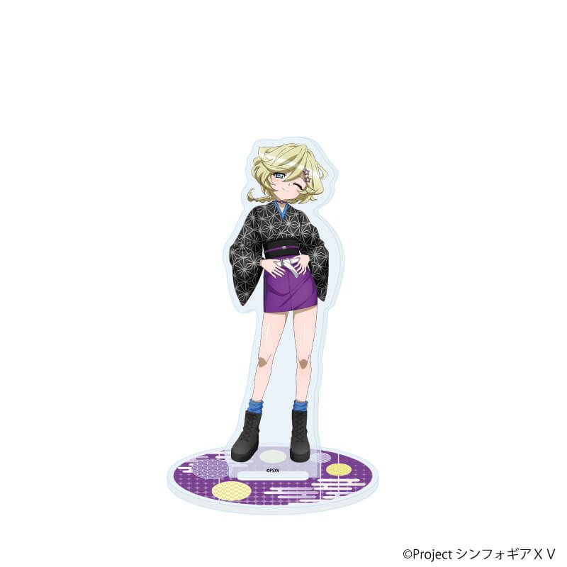 アクリルスタンド「戦姫絶唱シンフォギアＸＶ」78/キャロル・マールス・ディーンハイム 着物×Y2KVer.(描き下ろしイラスト)