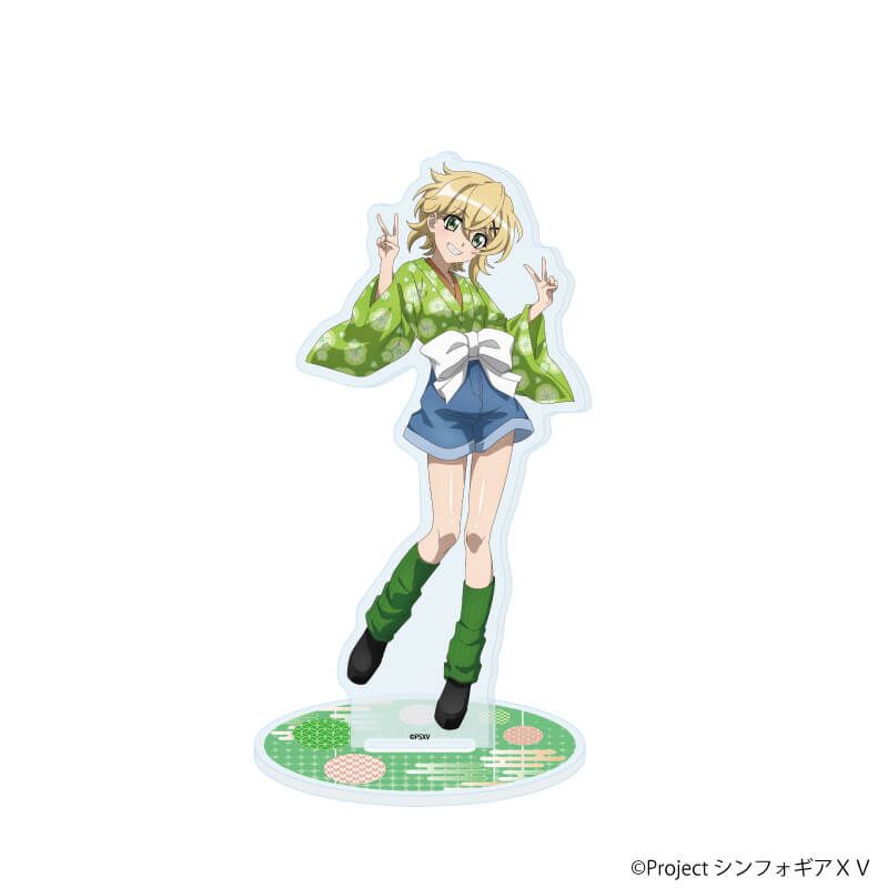 アクリルスタンド「戦姫絶唱シンフォギアＸＶ」76/暁切歌 着物×Y2KVer.(描き下ろしイラスト)