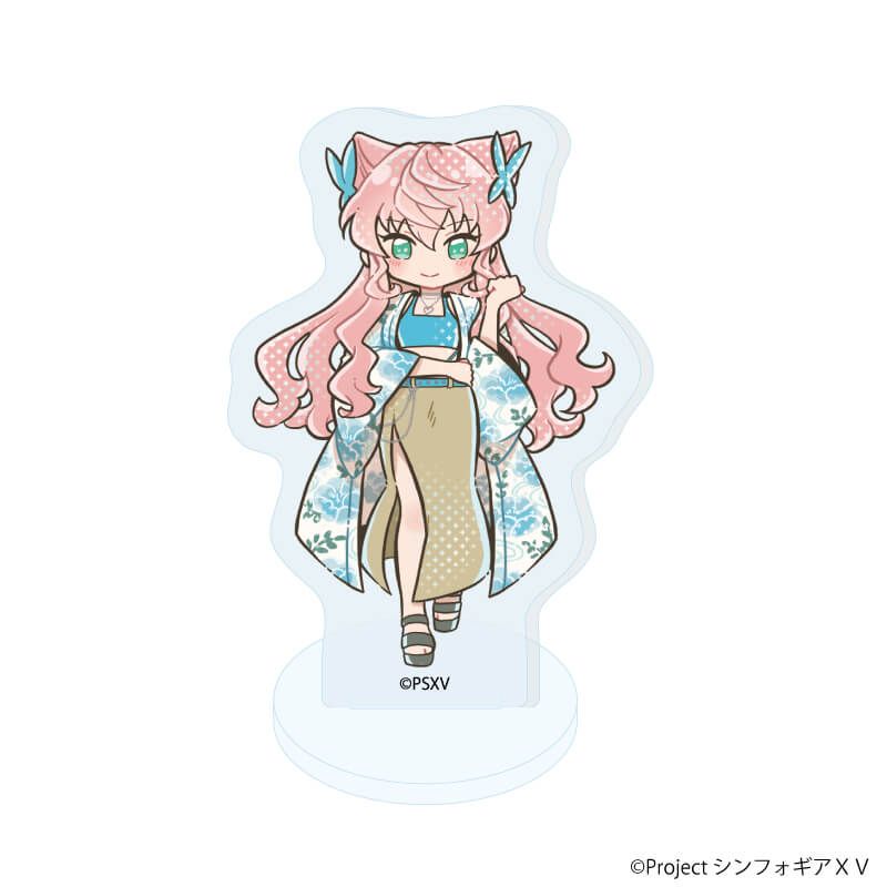 アクリルぷちスタンド「戦姫絶唱シンフォギアＸＶ」18/コンプリートセット(全8種) 着物×Y2KVer.(グラフアートイラスト)