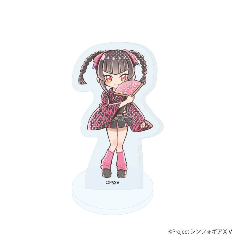 アクリルぷちスタンド「戦姫絶唱シンフォギアＸＶ」18/コンプリートセット(全8種) 着物×Y2KVer.(グラフアートイラスト)