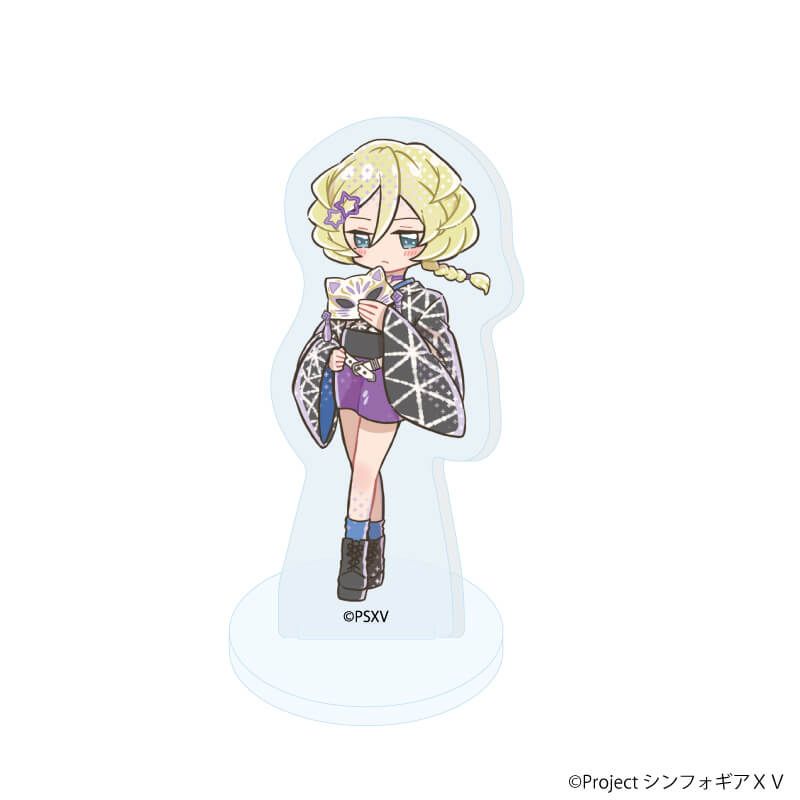 アクリルぷちスタンド「戦姫絶唱シンフォギアＸＶ」18/コンプリートセット(全8種) 着物×Y2KVer.(グラフアートイラスト)
