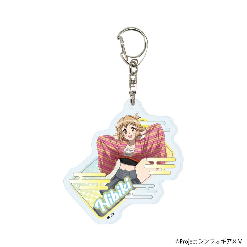 アクリルキーホルダー「戦姫絶唱シンフォギアＸＶ」12/コンプリートセット(全8種) 着物×Y2KVer.(描き下ろしイラスト)