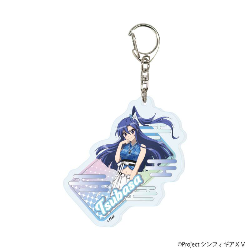 アクリルキーホルダー「戦姫絶唱シンフォギアＸＶ」12/コンプリートセット(全8種) 着物×Y2KVer.(描き下ろしイラスト)