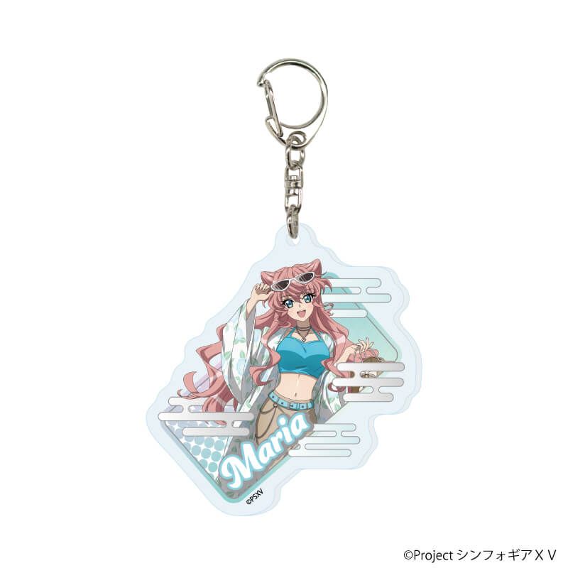 アクリルキーホルダー「戦姫絶唱シンフォギアＸＶ」12/コンプリートセット(全8種) 着物×Y2KVer.(描き下ろしイラスト)