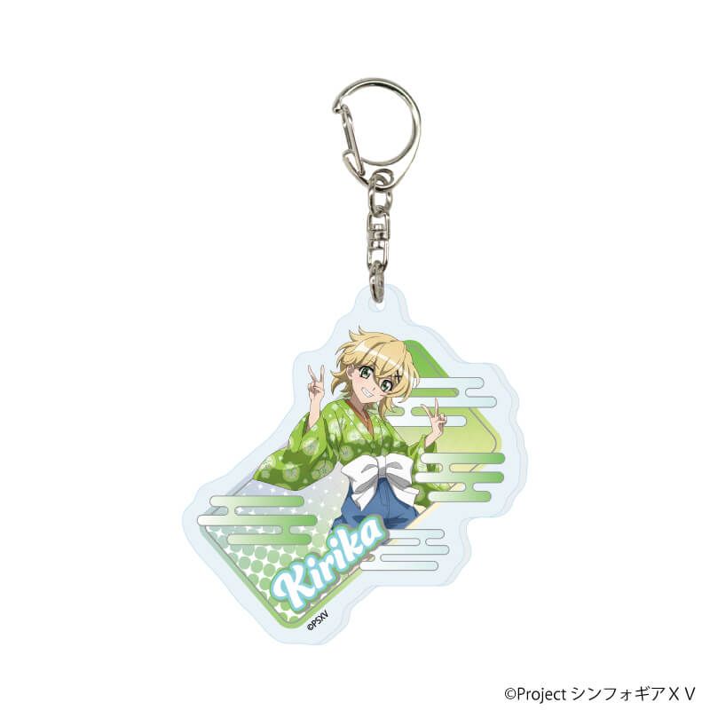 アクリルキーホルダー「戦姫絶唱シンフォギアＸＶ」12/コンプリートセット(全8種) 着物×Y2KVer.(描き下ろしイラスト)