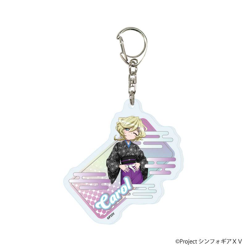 アクリルキーホルダー「戦姫絶唱シンフォギアＸＶ」12/コンプリートセット(全8種) 着物×Y2KVer.(描き下ろしイラスト)