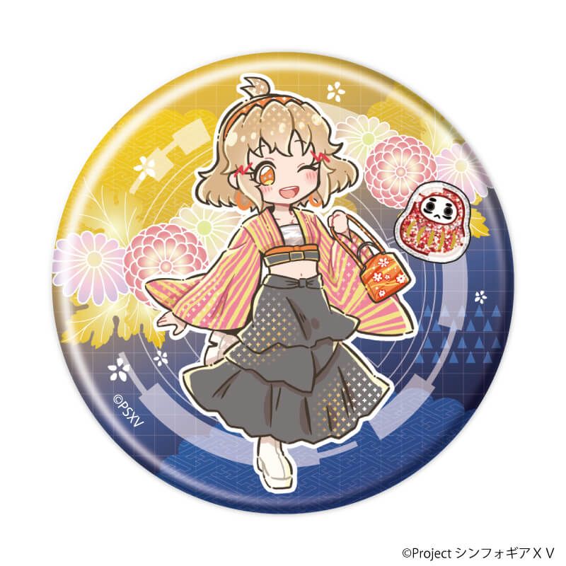 缶バッジ「戦姫絶唱シンフォギアＸＶ」31/コンプリートセット(全8種) 着物×Y2KVer.(グラフアートイラスト)