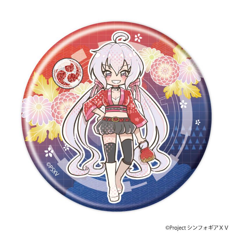 缶バッジ「戦姫絶唱シンフォギアＸＶ」31/コンプリートセット(全8種) 着物×Y2KVer.(グラフアートイラスト)