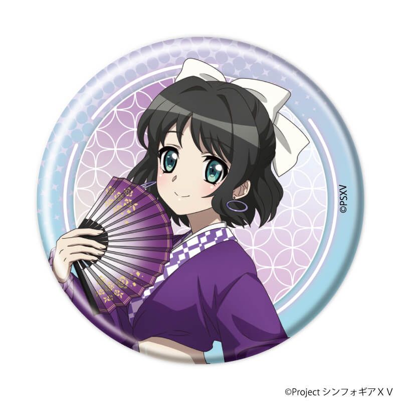 缶バッジ「戦姫絶唱シンフォギアＸＶ」30/コンプリートセット(全8種) 着物×Y2KVer.(描き下ろしイラスト)