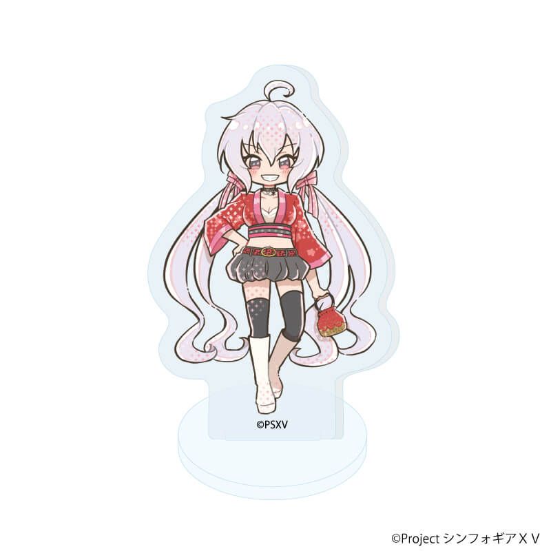 アクリルぷちスタンド「戦姫絶唱シンフォギアＸＶ」18/ブラインド(8種) 着物×Y2KVer.(グラフアートイラスト)