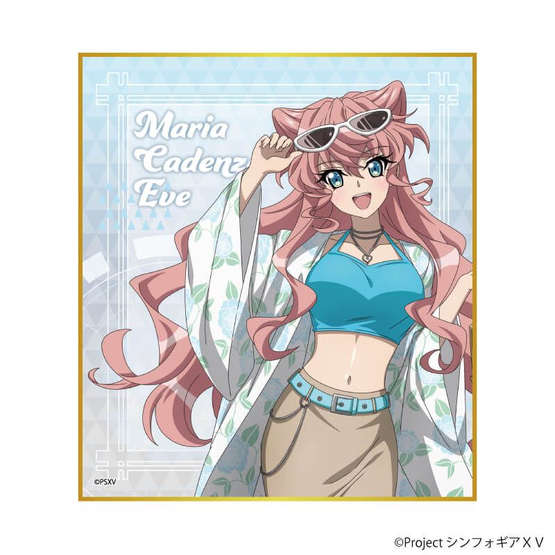 ミニ色紙「戦姫絶唱シンフォギアXV」02/ブラインド(8種) 着物×Y2KVer