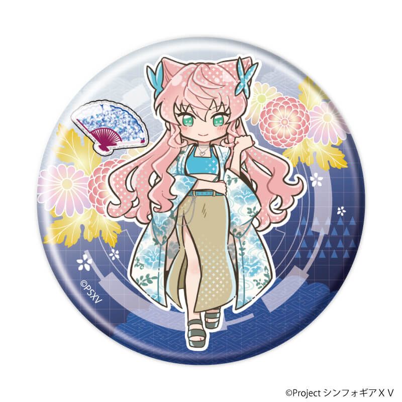缶バッジ「戦姫絶唱シンフォギアXV」31/ブラインド(8種) 着物×Y2KVer