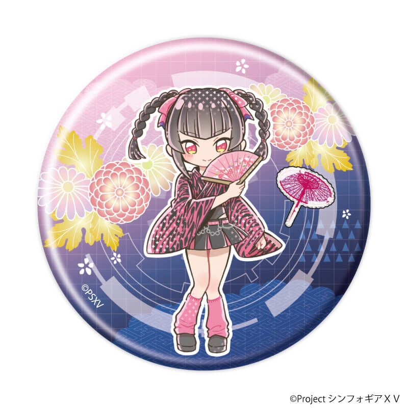 缶バッジ「戦姫絶唱シンフォギアＸＶ」31/ブラインド(8種) 着物×Y2KVer.(グラフアートイラスト)