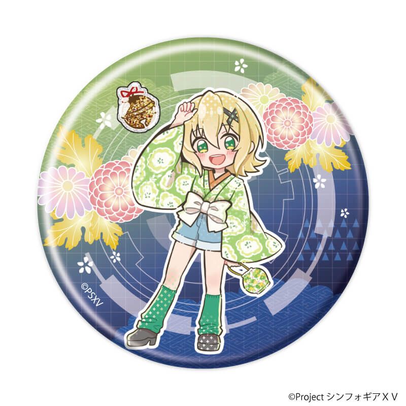 缶バッジ「戦姫絶唱シンフォギアＸＶ」31/ブラインド(8種) 着物×Y2KVer.(グラフアートイラスト)