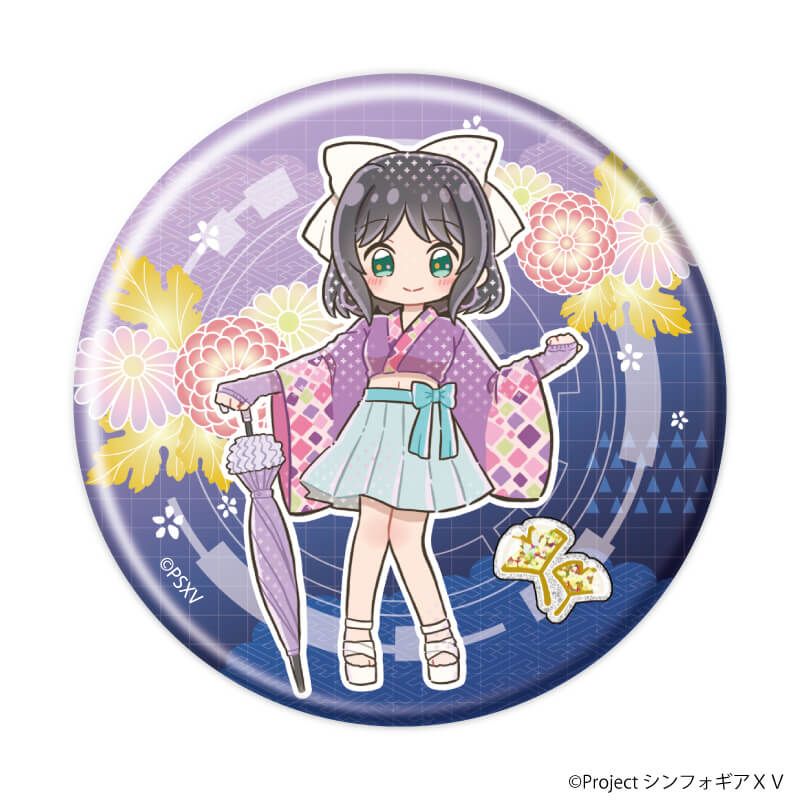 缶バッジ「戦姫絶唱シンフォギアＸＶ」31/ブラインド(8種) 着物×Y2KVer.(グラフアートイラスト)