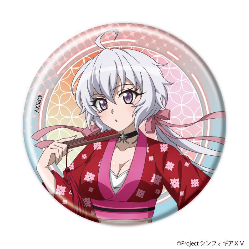 缶バッジ「戦姫絶唱シンフォギアＸＶ」30/ブラインド(8種) 着物×Y2KVer.(描き下ろしイラスト)