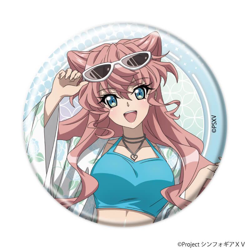 缶バッジ「戦姫絶唱シンフォギアＸＶ」30/ブラインド(8種) 着物×Y2KVer.(描き下ろしイラスト)