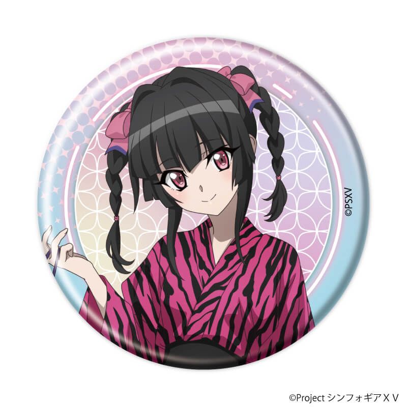 缶バッジ「戦姫絶唱シンフォギアＸＶ」30/ブラインド(8種) 着物×Y2KVer.(描き下ろしイラスト)