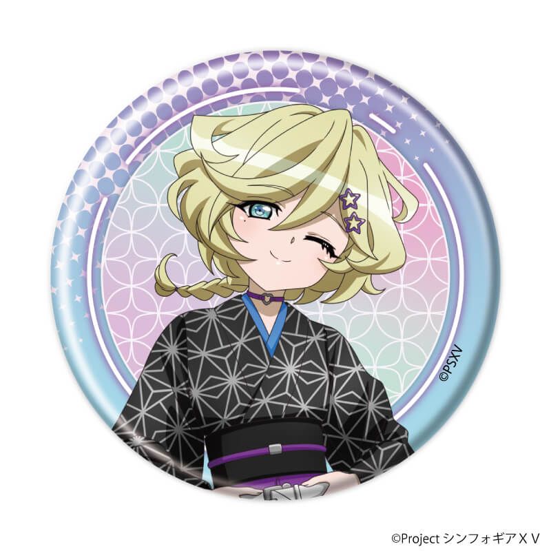 缶バッジ「戦姫絶唱シンフォギアＸＶ」30/ブラインド(8種) 着物×Y2KVer.(描き下ろしイラスト)