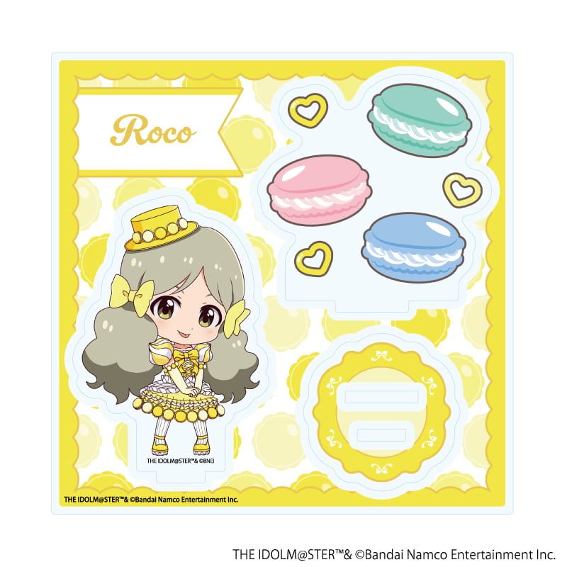 アクリルスタンドプレート「アイドルマスター ミリオンライブ！」52/ロコ マカロンドレスver.(ミニキャライラスト)