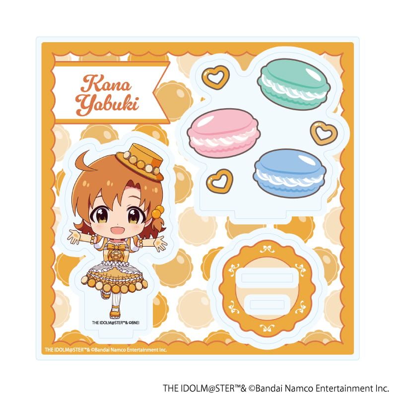 アクリルスタンドプレート「アイドルマスター ミリオンライブ！」51/矢吹 可奈 マカロンドレスver.(ミニキャライラスト)